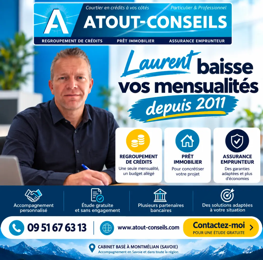 Laurent PIN — Atout Conseils : regroupement de crédits, prêt immobilier et assurance emprunteur depuis 2011